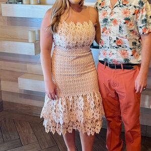 Bridal Lace Cocktail Dress